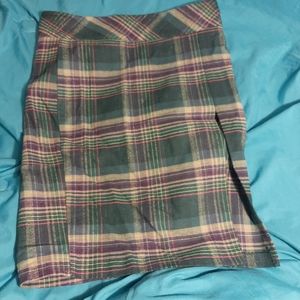 Plaid skirt